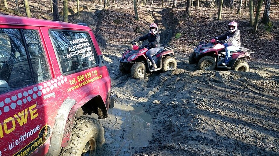 samochód terenowy i quady na prezent, bon na quady, voucher quady