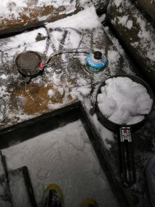 gotowanie - survival - obóz zimowy